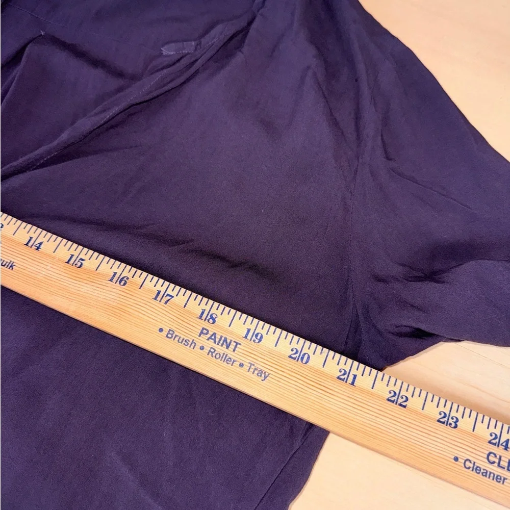 CP Shades Dark Purple Long Sleeve Tunic Top flaw - Picture 7 of 9